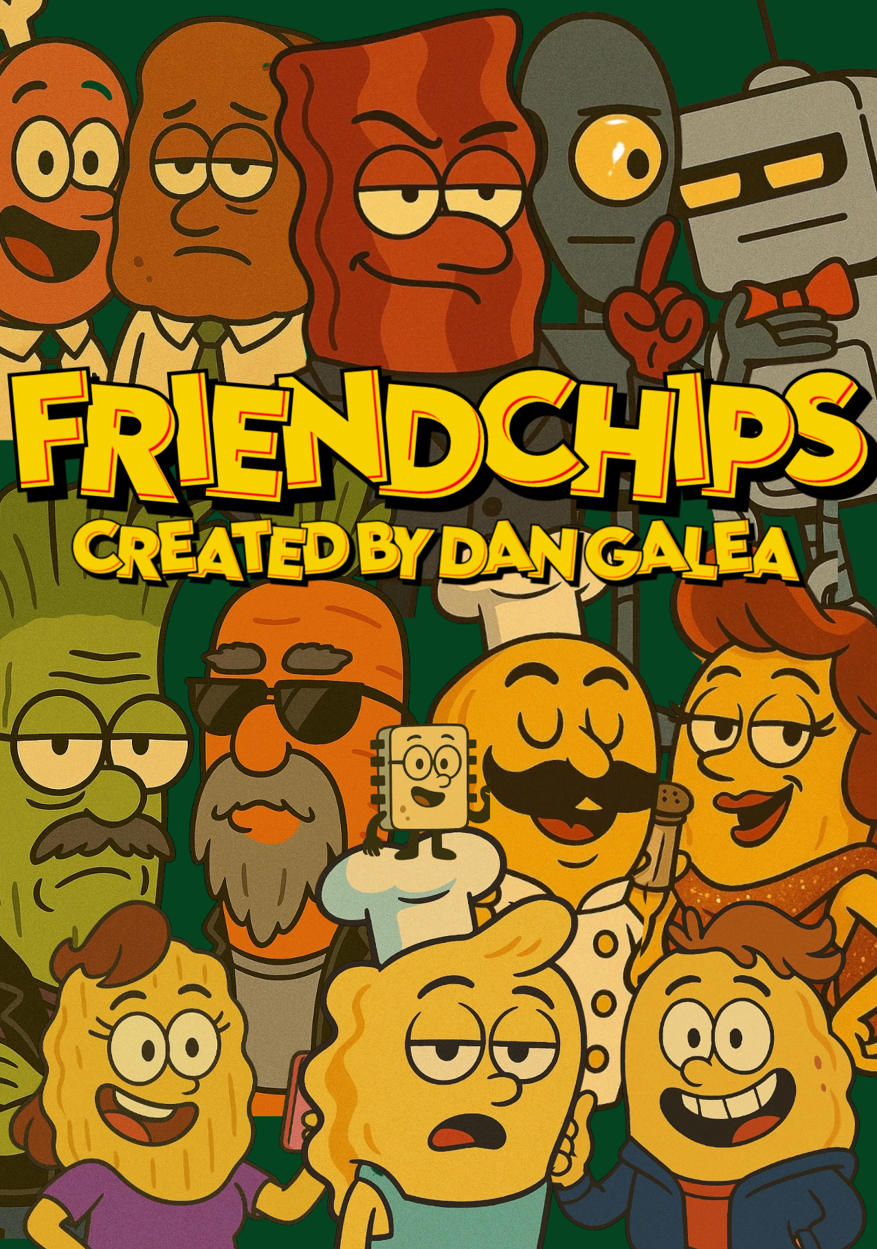 Friendchips character collage
